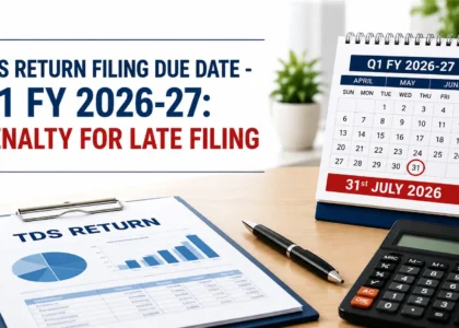 TDS Return Filing Due Date Q1 FY 2026-27 Late Fee & Penalty