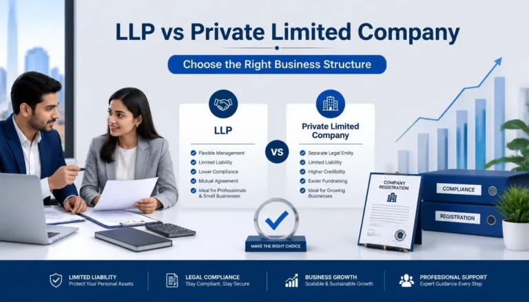 LLP or Private Limited Company: Choosing the Right Structure for Your Business